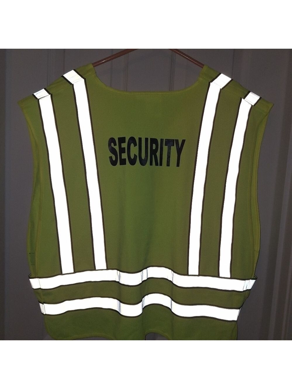 Security Yellow Reflective Vest Fits XXL to 5XL